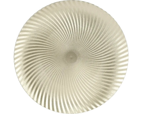 Tapis rond avec motif en spirale