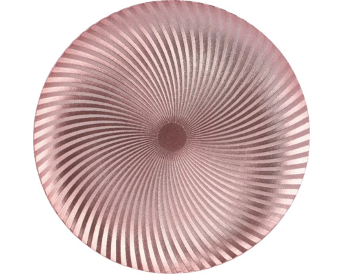 Napperon rond décoratif avec motif en spirale