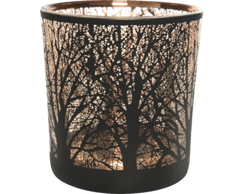 Photophore avec motif d''arbre