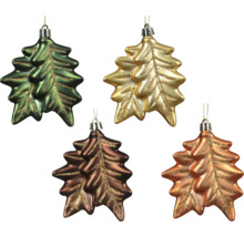 Décorations de sapin de Noël en verre de différentes couleurs