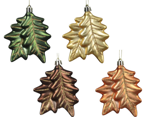 Décorations de sapin de Noël en verre de différentes couleurs