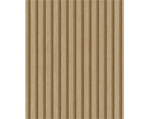 Vliestapete 97152 Holz-Akustikpaneele braun 15x0,53m Dekorative Wandpaneele mit Holzoptik