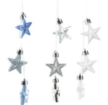 Pendentifs de Noël multicolores en forme d''étoile
