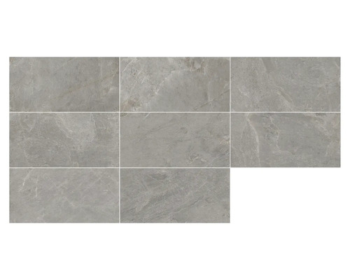Plusieurs carreaux de sol gris aspect marbre