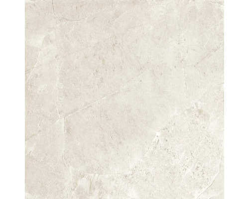 Carrelage sol et mur en grès cérame fin Cool Stone blanc mat rectifié 119,8 x 119,8 x 0,9 cm