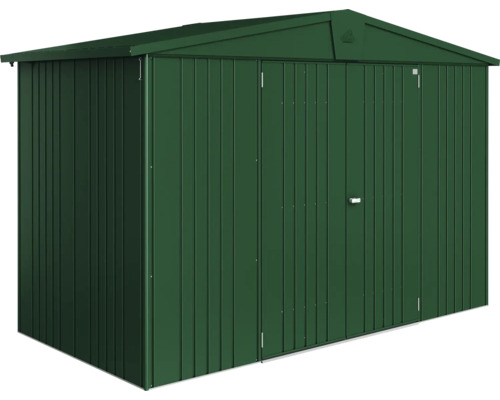 Abri de jardin métallique avec double porte