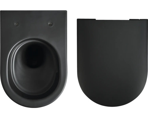 WC à fond creux suspendu avec siège de WC en céramique sanitaire