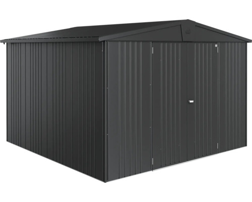 Abri de jardin en métal avec double porte pour le jardin