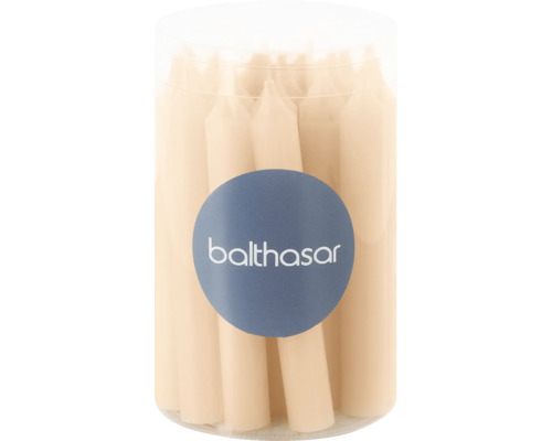 Bougies Balthasar dans un récipient transparent