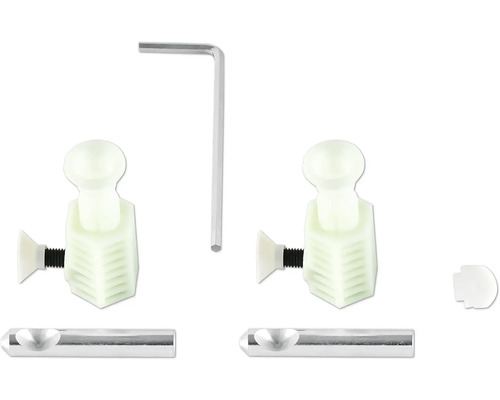 Set de connexion de meubles avec clé Allen et support de tablette