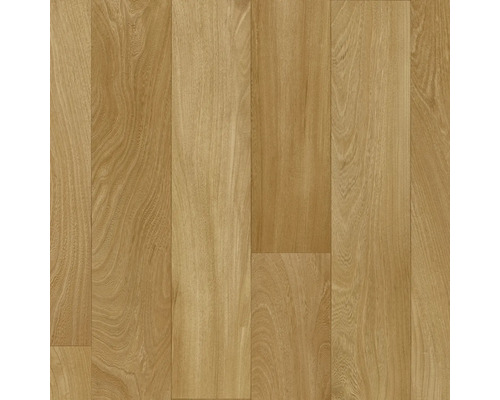 Sol PVC Start aspect lames en bois marron largeur 200 cm (au mètre) Revêtement de sol aspect bois, stratifié