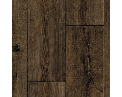 PVC-Boden Ultimate Holzdielenoptik braun 400 cm breit (Meterware) Holzbodenbelag mit Maserung