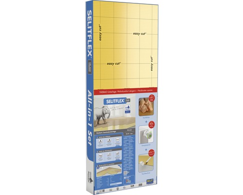 Isolation phonique SELITFLEX 10 mm Thermo 6m² Emballage Selitflex All-in-1 Set