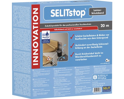 SELITstop ruban de protection pour plinthes 20 m