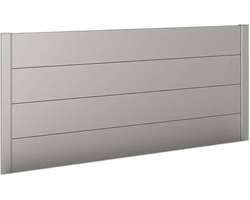 Brise-vue biohort pour Belvedere 1 pièce Taille 200 gris quartz métallique Clôture de jardin en éléments d''aluminium