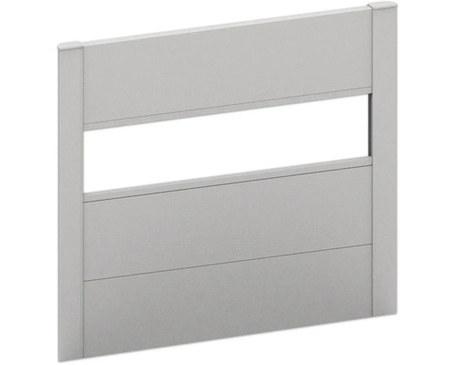 Sichtschutz biohort für Belvedere 1 Stück mit Acryleinsatz Gr.100 silber-metallic