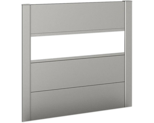 Brise-vue biohort pour Belvedere 1 pièce avec insert acrylique Taille 100 gris quartz métallique Brise-vue biohort pour Belvedere 1 pièce avec insert acrylique Taille 100 gris quartz métallique