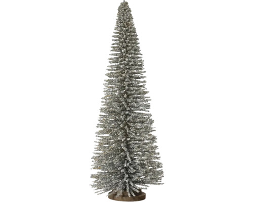 Dekorativer silberfarbener Tannenbaum