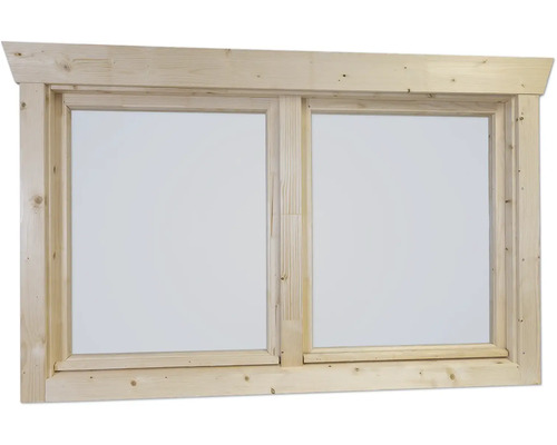 Fenêtre en bois à deux vantaux pour l''aménagement intérieur