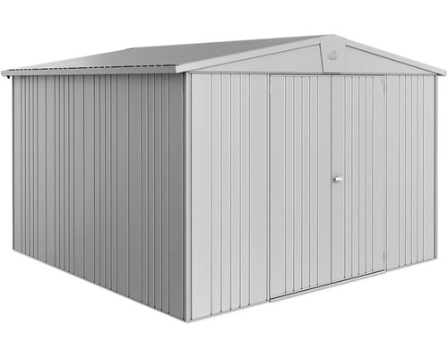 Abri de jardin métallique avec double porte