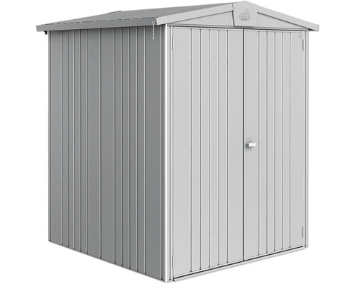 Abri de jardin métallique avec double porte