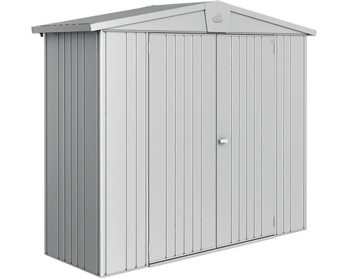 Abri de jardin métallique avec double porte pour ranger outils de jardinage et outils