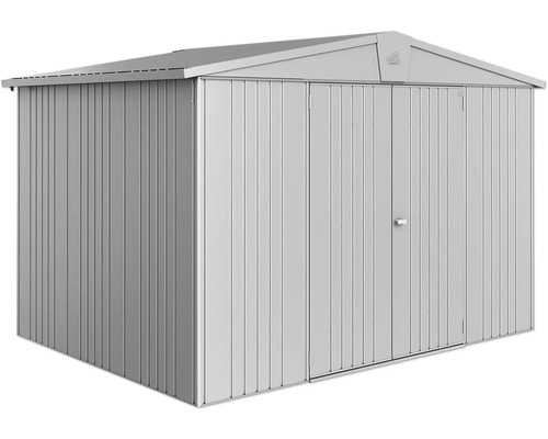 Abri de jardin en métal avec double porte