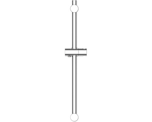 Barre de douche AVITAL longueur de la barre de douche 60 cm chrome fixation variable Barre de douche en métal