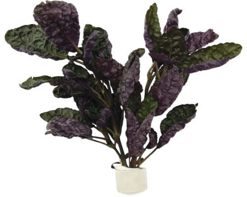 Künstliche Pflanze mit Blättern in Topf