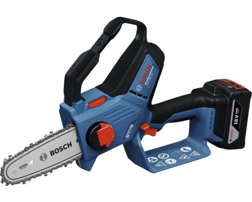 Scie élagueuse sans fil / mini tronçonneuse scie à élaguer Bosch Professional GKE 18V-15, sans batterie ni chargeur Tronçonneuse à batterie de Bosch