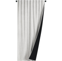Rideau opaque avec suspension à bande fronceuse