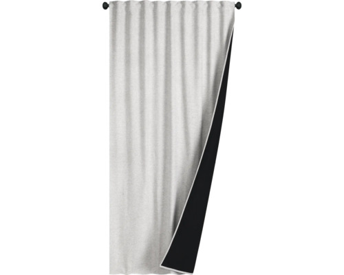Rideau opaque avec suspension à bande fronceuse