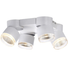 Deckenleuchte mit vier Strahlern