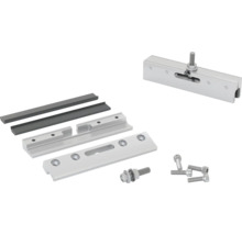 Verschiedene Metallprofile und Befestigungselemente für Montagezwecke