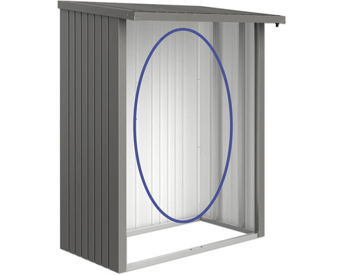 Metall Gerätehaus ohne Tür