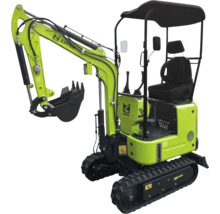 Mini-excavatrice Zipper avec cabine et chenilles