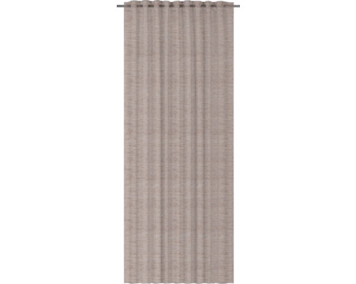 Rideau avec galon fronceur Lugano rouge 140x255 cm Panneau à oeillets pour suspendre à une tringle à rideaux