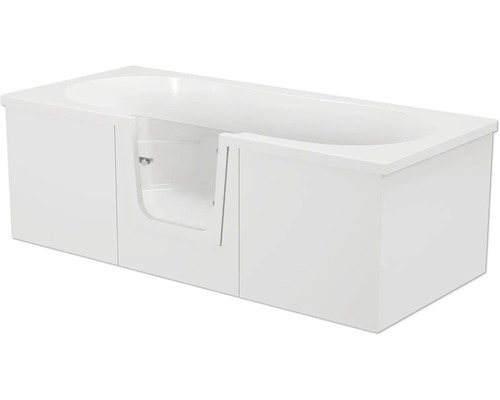 Baignoire accessible avec porte pour faciliter l''accès