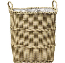 Panier à plantes tressé avec poignées