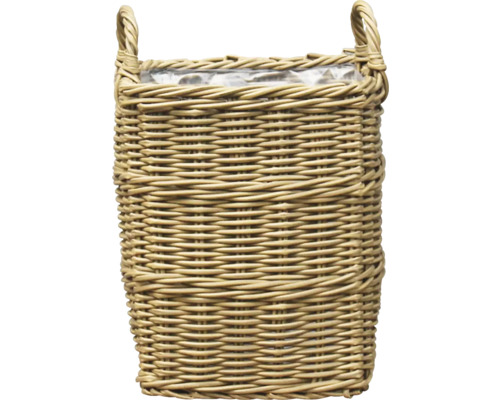 Panier en rotin avec poignées