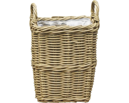 Panier en osier avec poignées