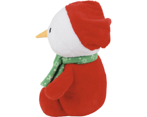 Peluche de pingouin de Noël avec bonnet et écharpe