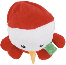Bonhomme de neige en peluche avec bonnet et écharpe