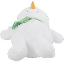 Bonhomme de neige souple avec écharpe comme peluche