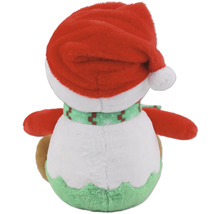 Peluche bonhomme de neige avec bonnet de Noël et écharpe