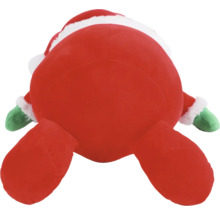 Peluche Père Noël rouge vue de derrière