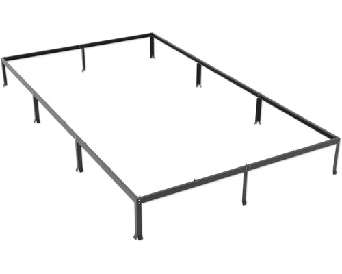 Cadre de lit en métal avec pieds de support