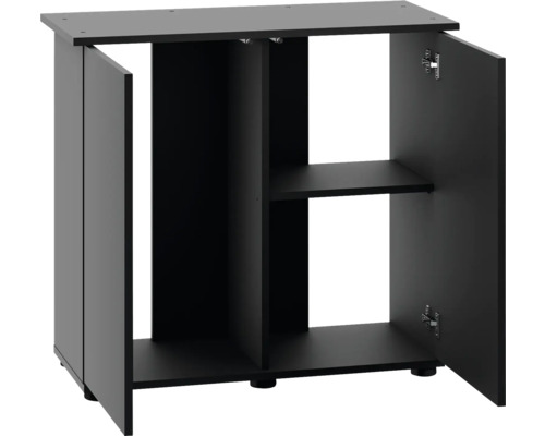 Aquariumunterschrank mit zwei Türen und offenem Fach