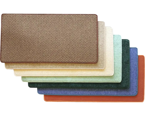Tapis remaillé Twinkle 140x200 cm choix de couleurs aléatoire Plusieurs paillassons en textile sont superposés.