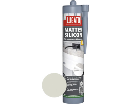 Lugato Mattes Silikon silbergrau 310 ml Lugato Mattes Silikon Kartusche